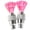 Red, variant on UDIYO 2Pcs Luminous Tire Valve Caps with LED Flashing Light for Car Bicycle Motorcycle