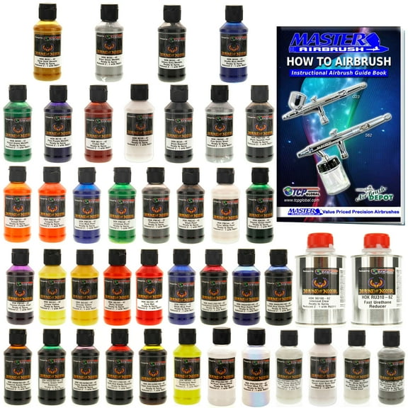 House of Kolor 4oz TOP 40 BASES & COLOR PRO SET METALLIC, PEARL & KANDY Basecoat