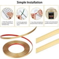 thumbnail image 5 of Flexible Mirror Border Decorative Strip Sticky Wall Lines, 5 of 9