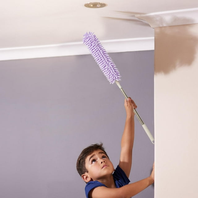 DPTALR Retractable And Extended Chenille Chicken Feather Zen Blanket Ceiling Household Cleaning Sweeping