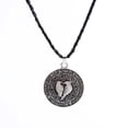 thumbnail image 3 of PVCS Norse Viking Pendant Necklace Valknut Raven Pendant Runa Talisman Amulet Knot, 3 of 3