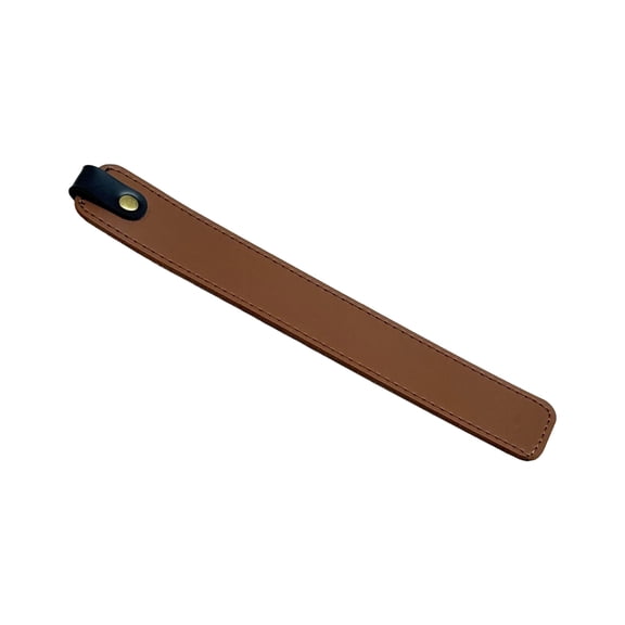 PU Leather Bookmarks Novel Page Holder Page Markers 15x3.8cm For Book Lovers