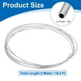 thumbnail image 2 of 1/64" Wall Thickness 1/8" OD x 16.4 ft 316L Stainless Steel Tube, Silver, 2 of 6