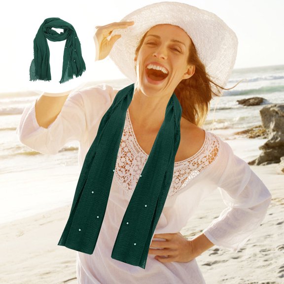 LIFKOME 1Pc Multi-Purpose Outdoor Scarf and Shawl with Decorative Design, Comfortable, , and Stylish Accessory