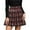 A-Hot Pink8, variant on Womens Preppy Style Skirt Stretchy Casual Plaid Pleated Mini Skirt High Elastic Waist A-Line Flare Skirt