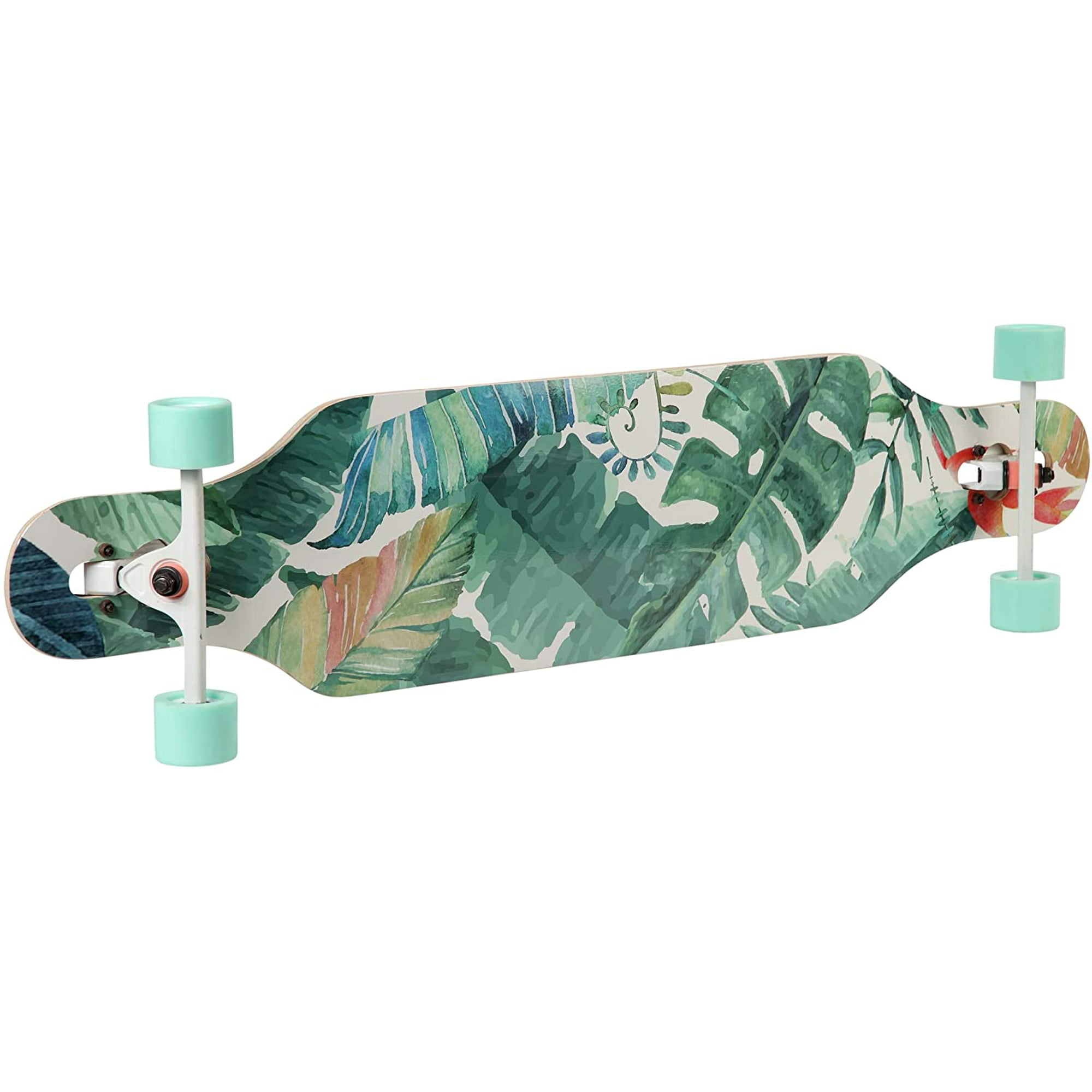 41 inch Freeride Longboard Drop Through Skateboard 8 Ply Canadian Maple  Complete Cruiser for Cruising, Carving, Free-Style and Downhill