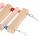 thumbnail image 5 of Juguete de escalada para mascotas Yuyangstore escalera de madera Puente Hamster Pájaro Color brillante, 5 of 8