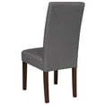 thumbnail image 5 of Flash Furniture Greenwich Series Parsons Chair, Set of 6, Light Gray Fabric, 5 of 9
