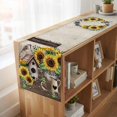 thumbnail image 6 of Table Runners 72 Inches Long Dress Scarves, Farmhouse Sunflowers Farmhouse Kitchen Table Runner, Coffee Tablerunners, Western Star Country Bird Pine Cone 16x72 Inch, 6 of 9