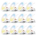 thumbnail image 1 of FREELICHT Paquete de 12 luces LED retrofit de 6" regulables de 10 W y 1000 lm, 1 of 5