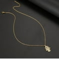 thumbnail image 3 of SaleHamsa Gold Necklace, Hand of Fatima,Hand Of God , Gold Plated Hamsa Necklace, 3 of 6