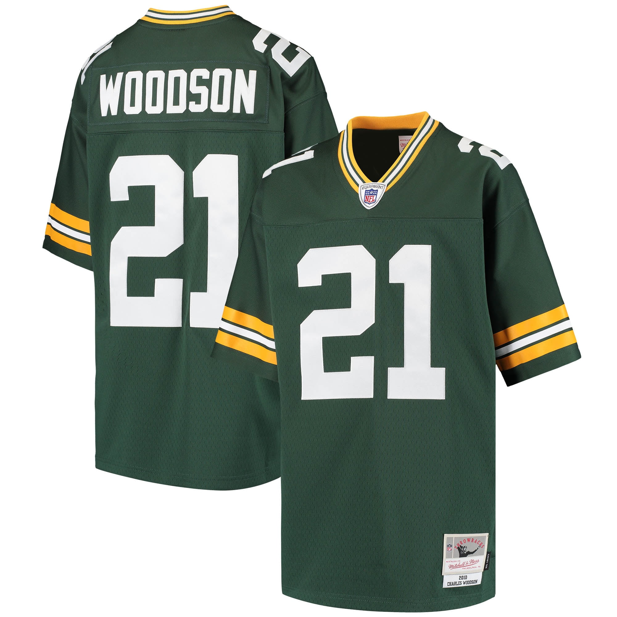 charles woodson mitchell and ness packers