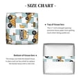 thumbnail image 5 of Gukieu Construction Vehicle Print Leather Tissue Box, PVC Waterproof Velcro Opening and Closing Square Tissue Box Holder, Suitable for Home and Office Decoration, 5 of 7