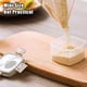 thumbnail image 3 of Mini frascos de plástico para condimentos - 4 unidades, transparentes, a prueba de fugas - para cocina, picnic, almacenamiento de condimentos, 3 of 4