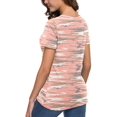 thumbnail image 4 of T-shirt Henley à Manches Courtes/longues pour Femmes, Décontracté, Basique, 4 of 4