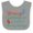 Heather and White, variant on Inktastic Umpire Like Daddy Boys or Girls Baby Bib