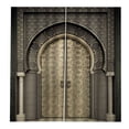 thumbnail image 1 of Cortina de puerta Divisor de poliéster Partition de tela Cortinas de tela Ornamento Máquina lavable cortinas para sala de estar Dormitorio Baño S 2 piezas Inevent HA010867-01, 1 of 7