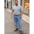 thumbnail image 5 of DARING DIVA Men's 100% Cotton Short Sleeves T-Shirt XL Light Gray, 5 of 7