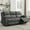 Gray, variant on Comfortable Dual Reclining Leather Loveseat – Perfect for Couples, Ideal for Living Room & Home Theater (Beige)