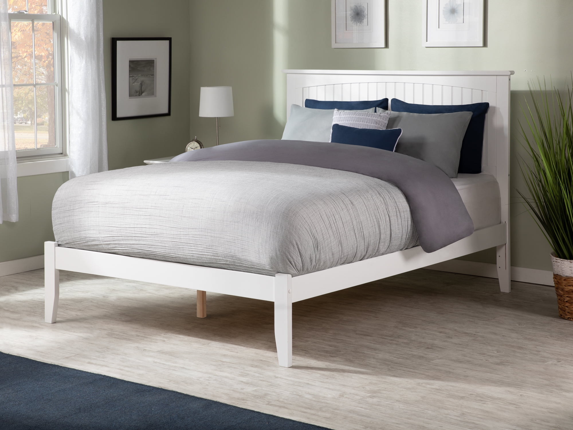 Nantucket Platform Bed with Open Foot Board, Multiple Sizes, Multiple ...