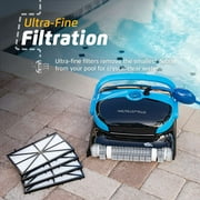 Dolphin Nautilus CC Plus Wi-Fi Robotic Pool Vacuum Cleaner up to 50 FT Bundle with Ultra Fine Filter