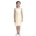 thumbnail image 2 of YONGHS Flower Girls Dress Wedding Bridesmaid Evening Formal Lace Gown 2-16 Beige 4, 2 of 7
