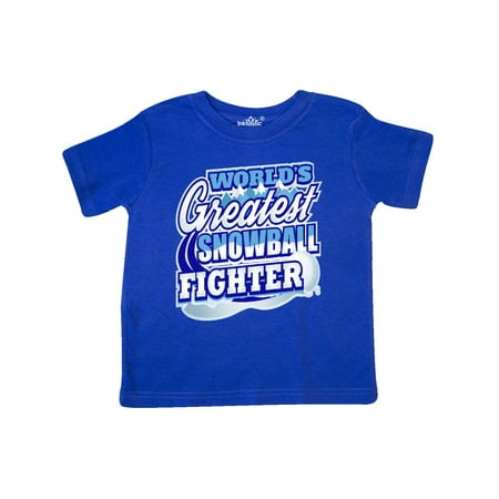 

Inktastic Snowball Fighter Snow Day Gift Toddler Boy or Toddler Girl T-Shirt