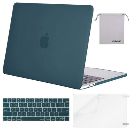 Mosiso 4 in 1 MacBook Pro 13 Case A2159 A1989/ A1706/A1708 2016 2017 2018 2019 Plastic Hard Shell Case with Keyboard Cover Bag for Newest Macbook Pro 13 Inch Touch Bar
