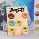 thumbnail image 5 of Stands Board Wall Donuts De Madera Display Holder Reutilizable Home Party Decor Para Cocina Boda sonducket HA043240-04, 5 of 6