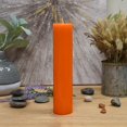 thumbnail image 2 of 2 x 9 Orange Pillar Candle, 2 of 5