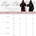 thumbnail image 5 of Halloween Reaper Themed Costume Set, Complete Role‑Play Outfit with Matching Accessories, Dress‑Up Ensemble for Themed Gatherings, Performances and Holiday Event Activities (Style#2 S), 5 of 6