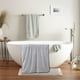 thumbnail image 4 of Toalla de baño de terciopelo Toalla para adultos Uso diario en casa Toalla absorbente para cabello seco que no deja pelo Toalla de playa Toalla de baño estampada con tiras Toalla de baño, 4 of 5