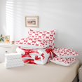 thumbnail image 4 of Erosebridal Geometric Buffalo Bed in a Bag Full size,Cute Bow Bed Set,Kawaii Plaid Bedding Full Size,Microfiber Dreamy Bedroom Decoration,Reversible,7pcs, 4 of 6