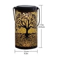 thumbnail image 2 of Projection Lawn Yard Outdoor Hanging Garden Light Hollowed Out Solar Lantern, 2 of 9