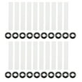 thumbnail image 3 of Bgsha 20 Pcs Manchons de Rouleau Silencieux Charnière de Porte de Garage Manchons de Rouleau Silencieux avec Écrous Roulements Joints de Tiges pour Rouleaux avec Tiges, 3 of 10