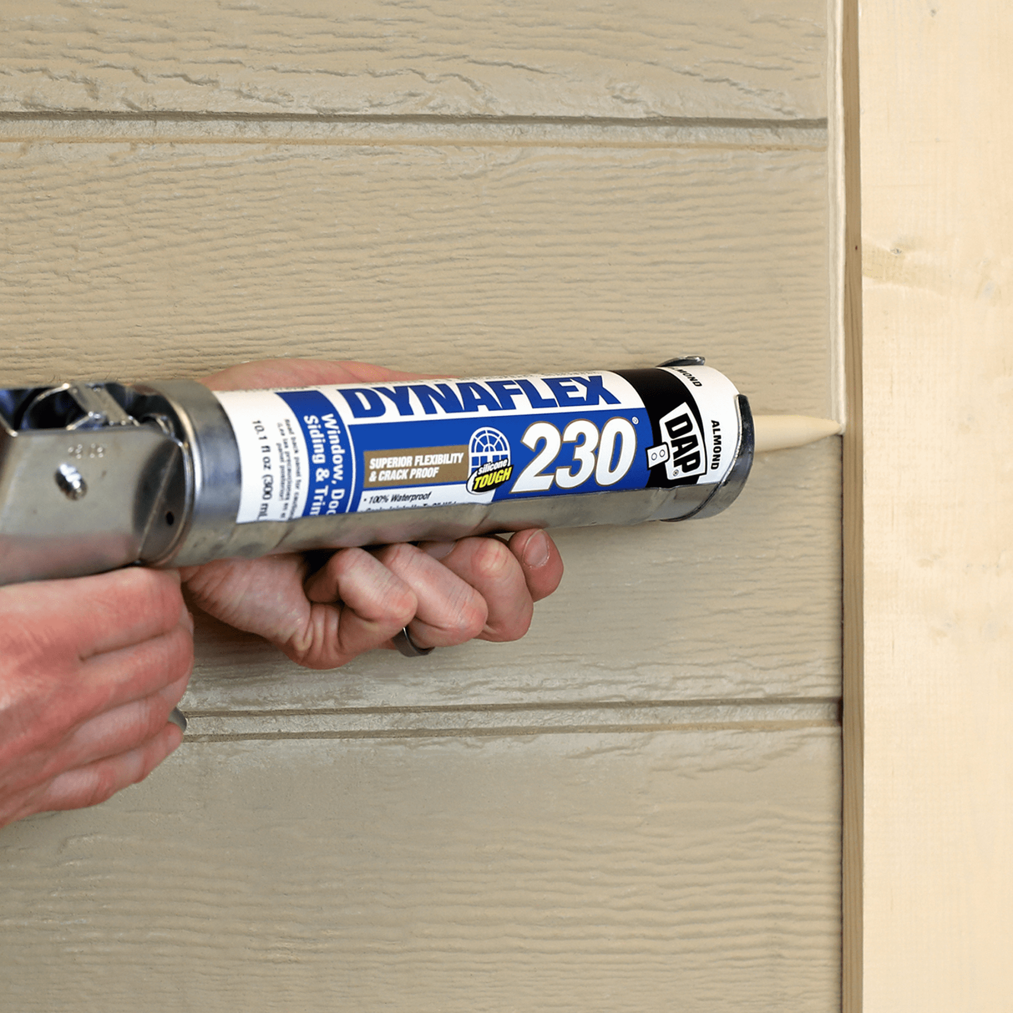 (6 pack) DAP Dynaflex 230 10.1 oz Clear Premium Sealant Caulk