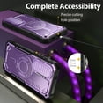 thumbnail image 3 of FITO For Samsung Galaxy S24 Case, Phone Case with Screen Protector and Kickstand (Purple), 3 of 7