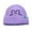 Purple, variant on Dyfzdhu Women Men Knitted Winter Fashion Color Bear Hats Hairball Raccoon Warm Ski Cap Trim Hat