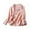 Pink, variant on Bmisegm Women Ethnic Style Embroidered Top Loose Fit Clothing Linen Blend Bohemian Blouse Navy 3XL=5