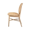thumbnail image 3 of Bowery Hill Modern Bohemian Natural Brown Rattan Dining Chair, 3 of 9