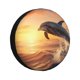 thumbnail image 1 of Balery Sunset Dancing Dolphin A Cubiertas para Neumáticos - Protector Resistente para Neumáticos de Camioneta, SUV, Remolque, Camper y RV-16 inch, 1 of 6