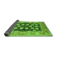 thumbnail image 2 of Ahgly Company Indoor Round Oriental Green Industrial Area Rugs, 6' Round, 2 of 4