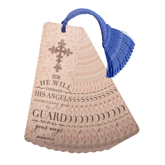 Angels Guard 2 x 6 Glossy Paper Bookmark with Tassel Pack of 12