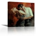 thumbnail image 1 of Tango Passion - Contemporary Fine Art Giclee on Canvas Gallery Wrap - wall décor - Art painting - 14 x 14 Inch - Ready to Hang, 1 of 2