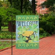 Northlight Pot of Gold "Welcome" St. Patrick's Day Outdoor Garden Flag - 12.5" x 18"