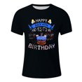 thumbnail image 5 of Tops para hombre, blusas y camisas de cuello redondo y manga corta para hombre, tops casuales de cuello redondo y manga corta con estampados especiales para hombre., 5 of 5