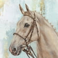 thumbnail image 2 of Perejogina, Dina 26x26 White Modern Wood Framed Museum Art Print Titled - Show Horse, 2 of 4