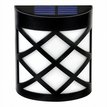 Solar Powered Outdoor Garden Shed Door Fence Wall Led Light | Walmart ...