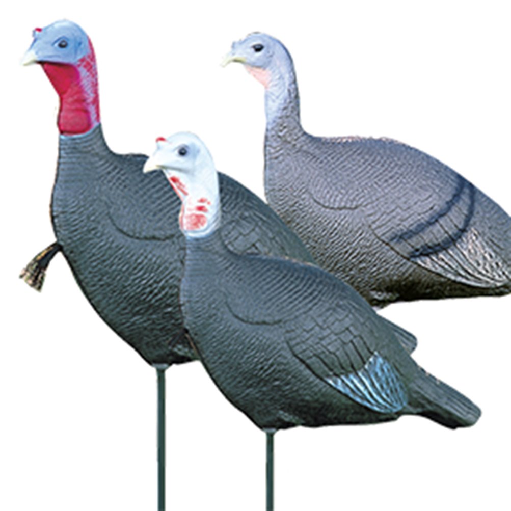 Flambeau Feather Flex Love Triangle Set Turkey Decoys, 3-Pack - image 2 of 2