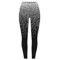 thumbnail image 5 of BiZtdJrK Womens Sweaters Clearance Womens Sequin Leggings High Waisted Stretch Sparkly Print Yoga Pants Milk Silk Soft Workout Tights Slim Fit Bottoms Trousers White S, 5 of 7